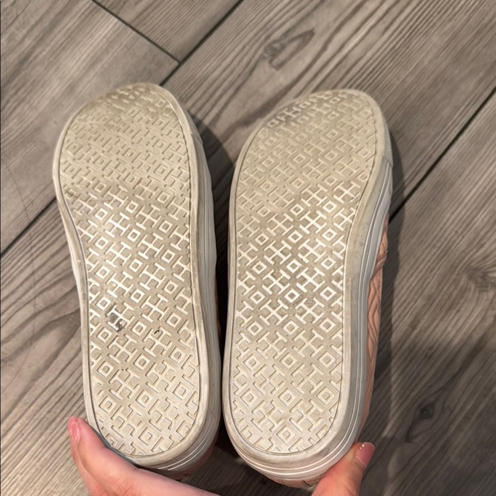 Tory Burch Pink Quilted Sneakers - Picture 7 of 7